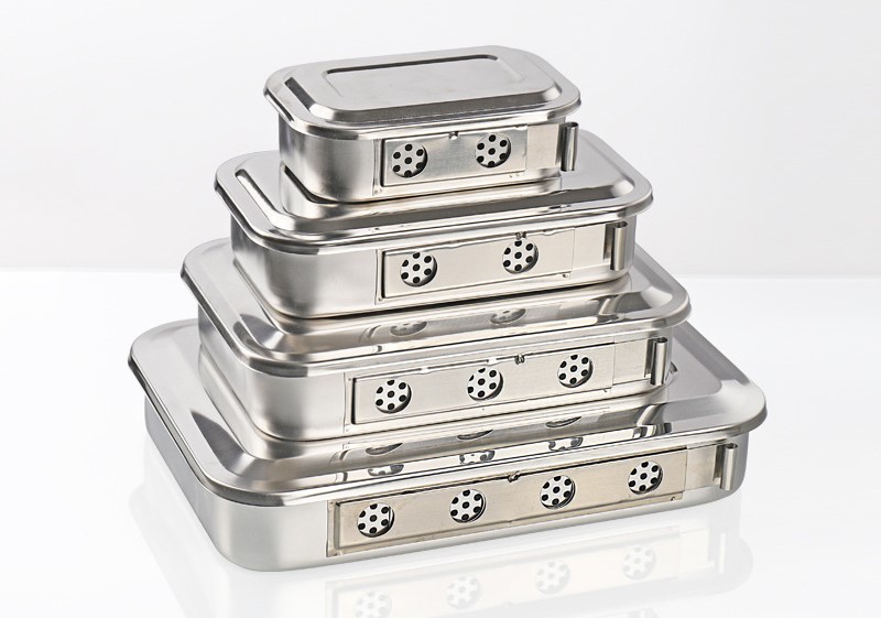 Stainless Steel Sterilization Box