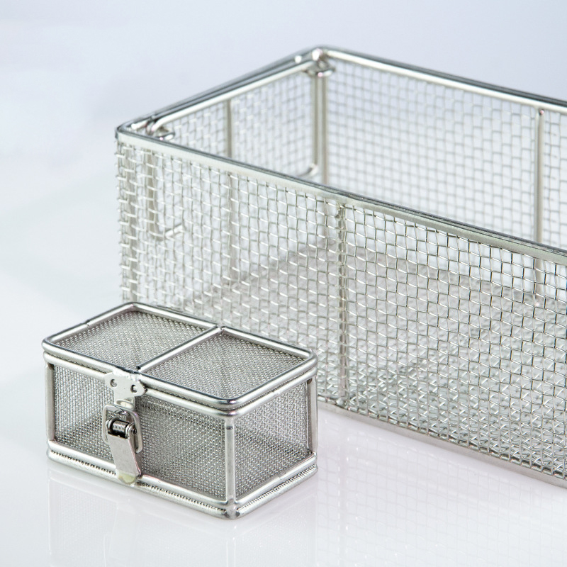 Stainless Steel Sterilization Basket (5) Stainless Steel Sterilization Basket (5)