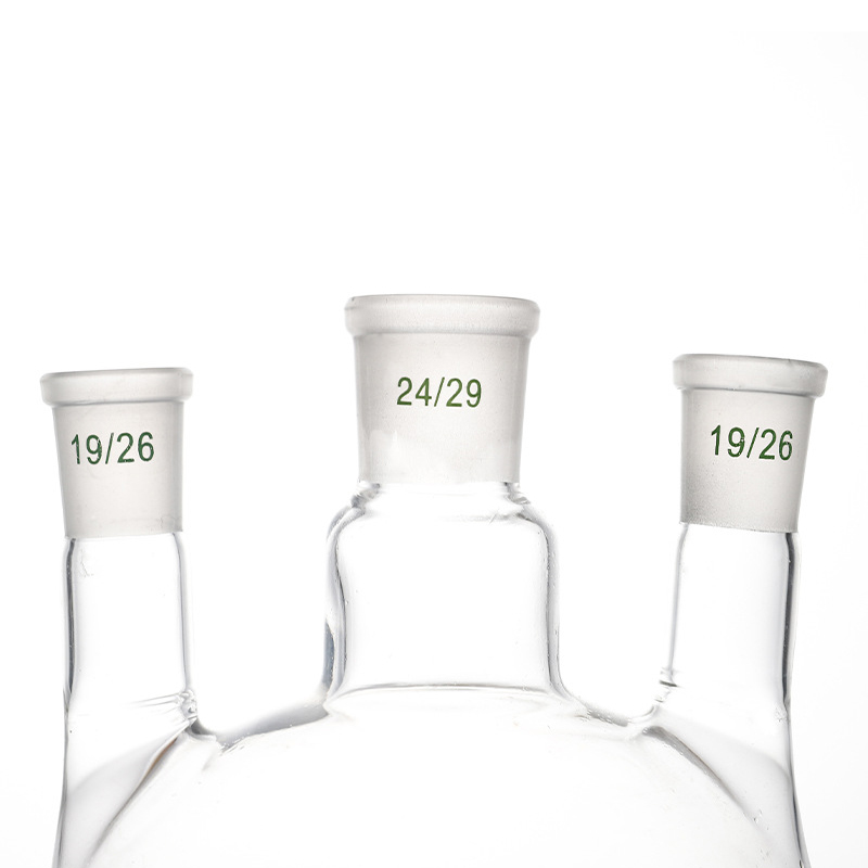 Straight Neck / Angled Neck Three-Neck Round Bottom Flask Straight Neck / Angled Neck Three-Neck Round Bottom Flask