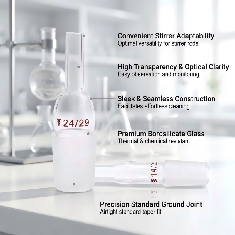 High Borosilicate Glass Stirrer Guide Sleeve